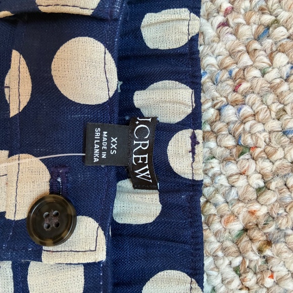 J Crew 100% Linen Harbor Pants XXS - NWT - Picture 5 of 8